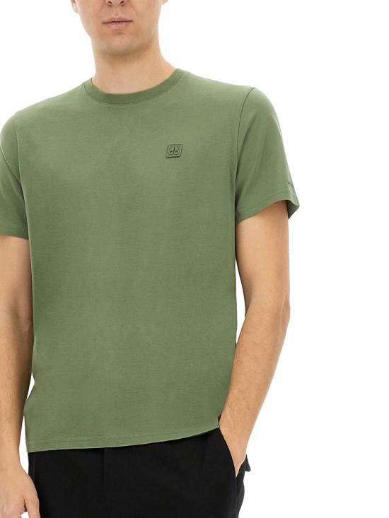 25SS 무스너클 덜루스 반팔 티셔츠 M15MT759 1575 GREEN - MOOSE KNUCKLES