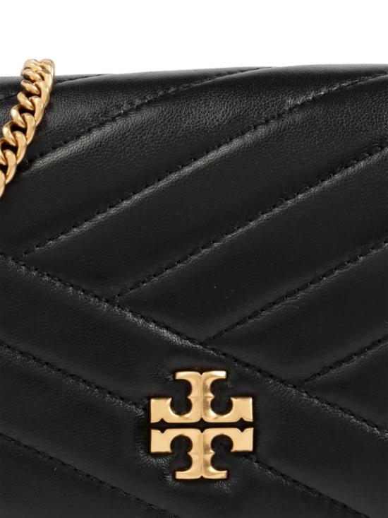  토리버치 키라 쉐브론 체인 월렛 156553 001 Black - TORY BURCH