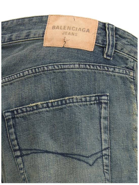 25FW 발렌시아가 릴렉스 핏 팬츠 851351TTW76 3394 BLUE - BALENCIAGA