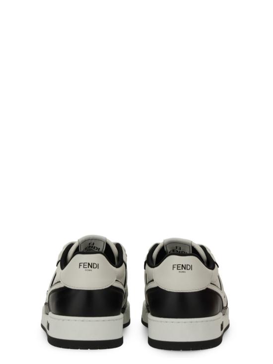 26SS 펜디 매치 레더 로우탑 스니커즈 7E1643 AOMNF0E7C WHITE - FENDI