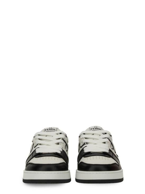 26SS 펜디 매치 레더 로우탑 스니커즈 7E1643 AOMNF0E7C WHITE - FENDI
