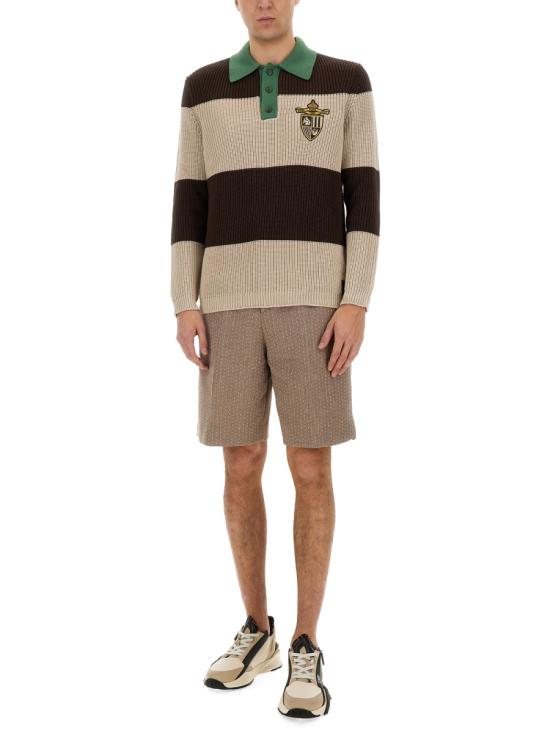 26FW 펜디 코튼 니트 폴로 셔츠 FZC358 AU7SF1RWU MULTICOLOUR - FENDI