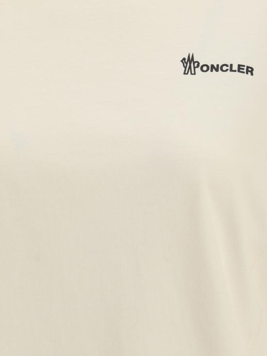 25FW 몽클레어 반팔 티셔츠 K20988C0000289AZ9 034 CREAM - MONCLER