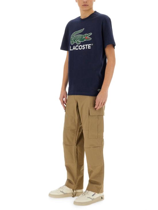 25SS 라코스테 반팔 티셔츠 TH1285 166 BLUE - LACOSTE