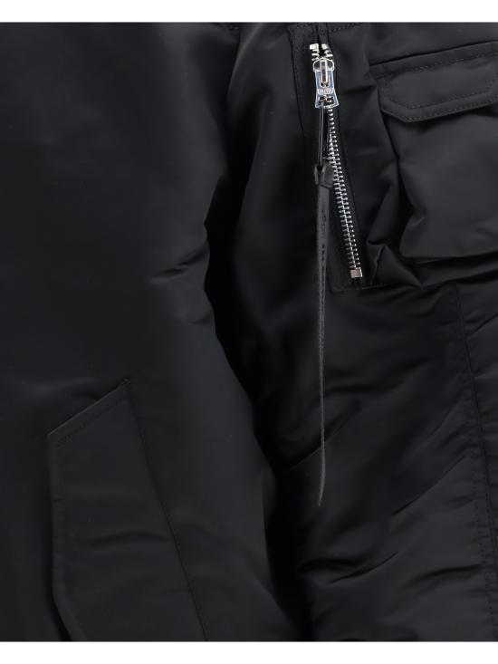 25FW 알파 봄버 자켓 146115UVNEWMA1 319353 BLACK - ALPHA