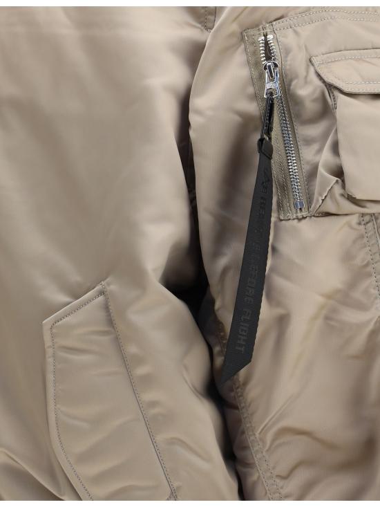 25FW 알파 봄버 자켓 146115UVNEWMA1 319355 BROWN - ALPHA