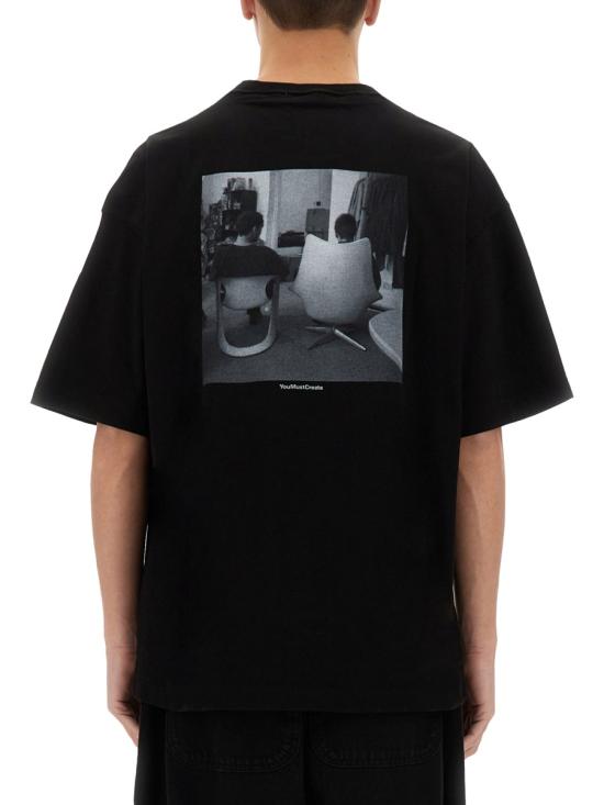 25SS 와이엠씨 반팔 티셔츠 P6YAM BLACK - YMC