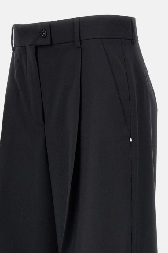 25FW 스포트막스 스트레이트 팬츠 2522136021600004 Black - SPORTMAX