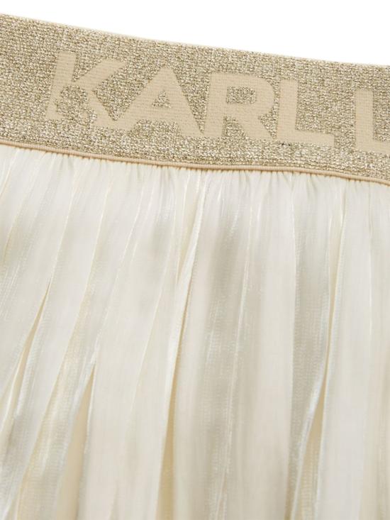 25SS [키즈] 칼라거펠트 스커트 Z30478K 122 IVORY - KARL LAGERFELD