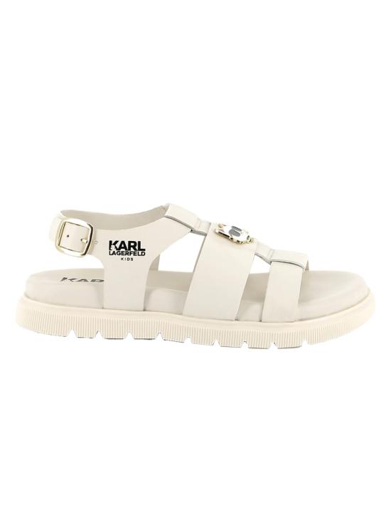 25SS [키즈] 칼라거펠트 샌들 Z30372K 122 IVORY - KARL LAGERFELD