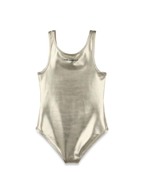25SS [키즈] 칼라거펠트 원피스 수영복 Z30442K 576 SILVER - KARL LAGERFELD