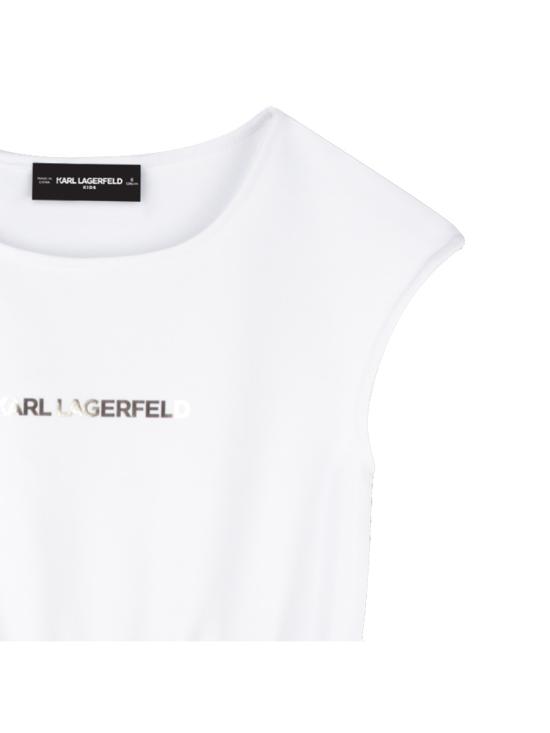 25SS [키즈] 칼라거펠트 원피스 Z30569K N01 WHITE - KARL LAGERFELD