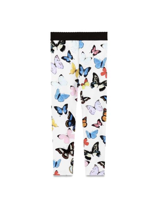 25SS [키즈] 돌체앤가바나 스트레이트 팬츠 L5JPB8K FSG9KHA5KB WHITE - DOLCE & GABBANA