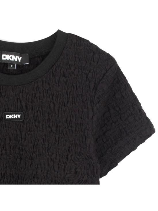 25SS [키즈] 디케이엔와이 티셔츠 D62310K 09B BLACK - DKNY