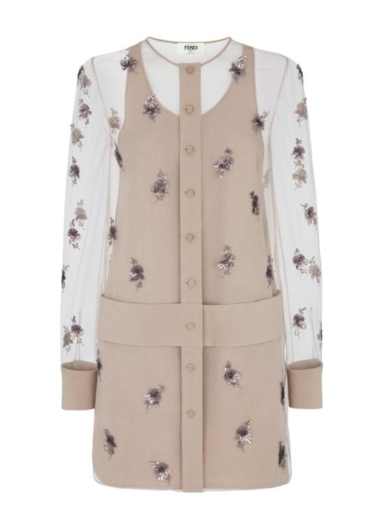 25FW 펜디 원피스 FDD344 AUP0F1RX1 NUDE