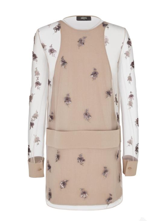 25FW 펜디 원피스 FDD344 AUP0F1RX1 NUDE - FENDI