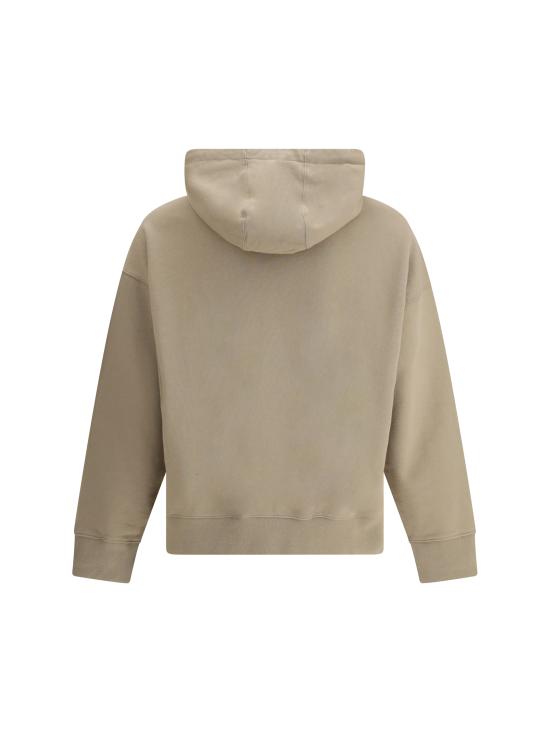 25FW 메종키츠네 폭스 헤드 오버사이즈 후드 티셔츠 PM00706KM0340 0302 BEIGE - MAISON KITSUNE