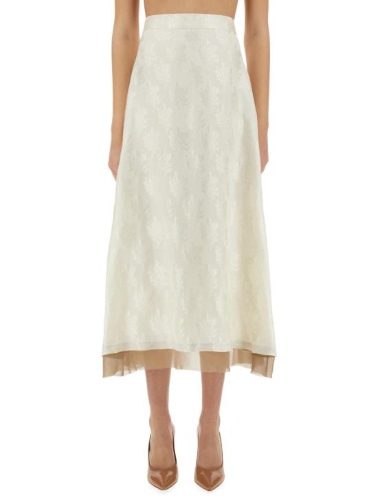 26FW 펜디 롱 스커트 FQ7665 AQ3GF08QQ IVORY