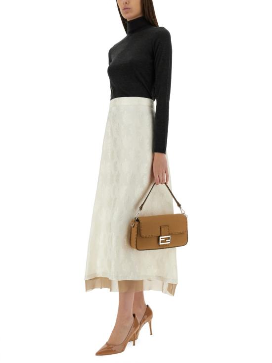 26FW 펜디 롱 스커트 FQ7665 AQ3GF08QQ IVORY - FENDI