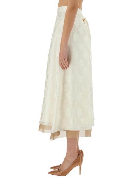 26FW 펜디 롱 스커트 FQ7665 AQ3GF08QQ IVORY - FENDI