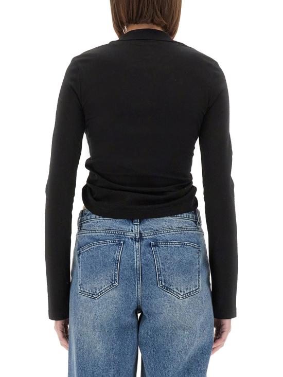 26SS 쿠레쥬 폴로 티셔츠 225JPO048 JS01939999 BLACK - COURREGES