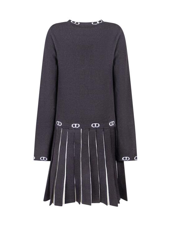 25FW [키즈] 트윈셋 원피스 252GJ3101S20637 11656 BIC NERO OFF WHITE - TWINSET