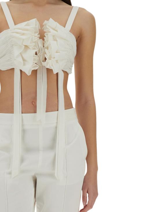 25SS 모스키노 민소매 티셔츠 14020435 0001 WHITE - MOSCHINO