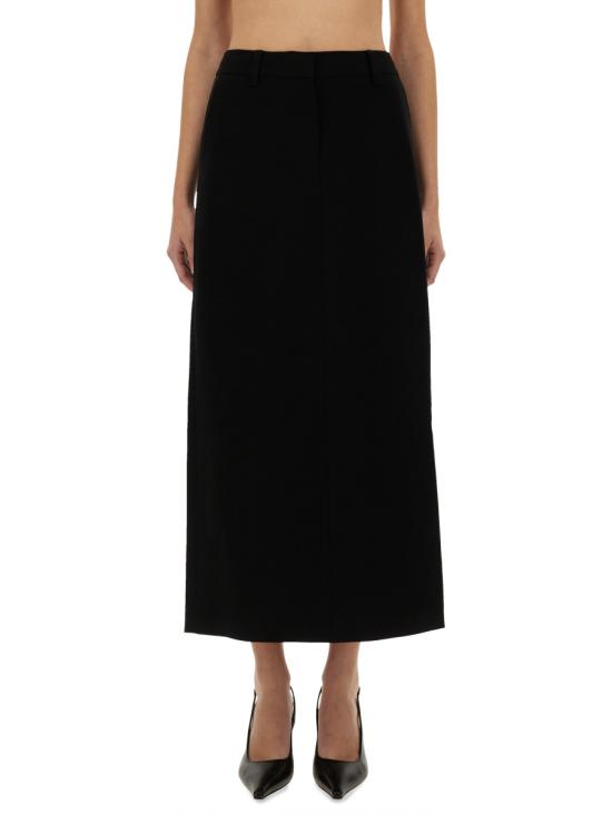 25SS 마이클 코어스 롱 스커트 MS570HCENX 001BLACK