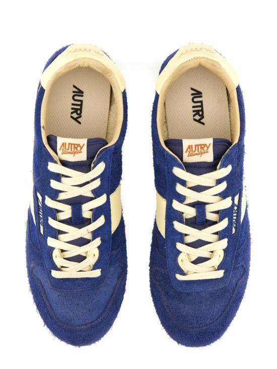 25SS 오트리 윈드스핀 스웨이드 레더 스니커즈 WSLM UB20 BLUE - AUTRY