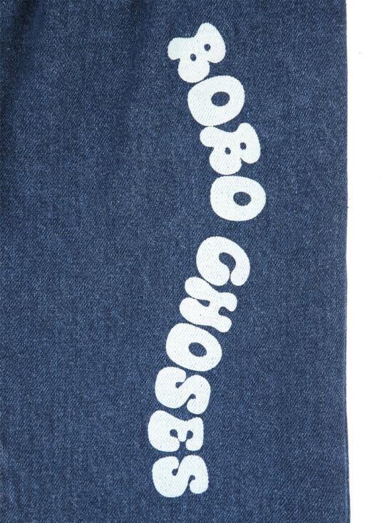 25SS [키즈] 보보쇼즈 스트레이트 팬츠 B125AC146K 421 BLUE - BOBO CHOSES