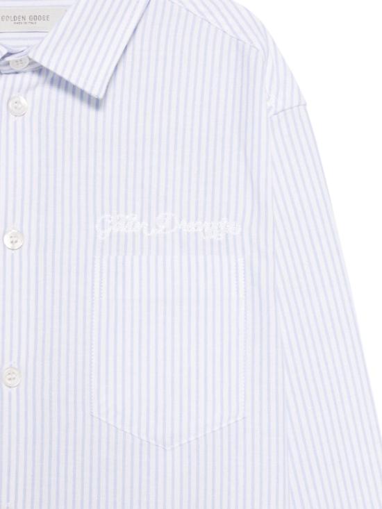 25SS [키즈] 골든구스 셔츠 GKP01397K P00192410133 WHITE - GOLDEN GOOSE