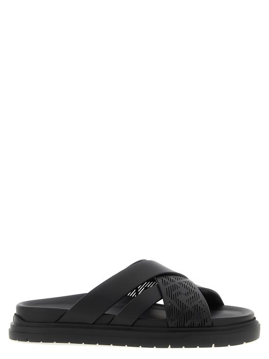 26SS 펜디 뮬/슬리퍼 7X1770 ARIDF0ABB BLACK