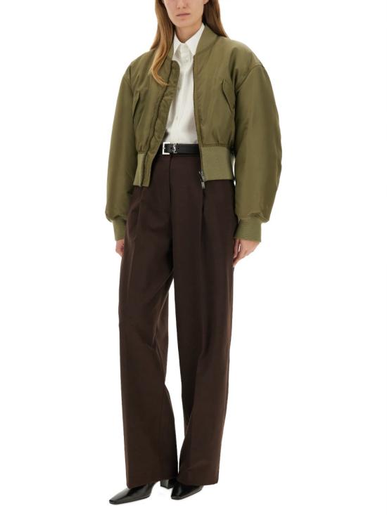 25FW 생로랑 봄버 자켓 820233 Y845W1340 GREEN - SAINT LAURENT