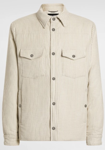 25FW 돌체앤가바나 긴팔 셔츠 G9BRETFUVLK W0001 BIANCO NATURALE