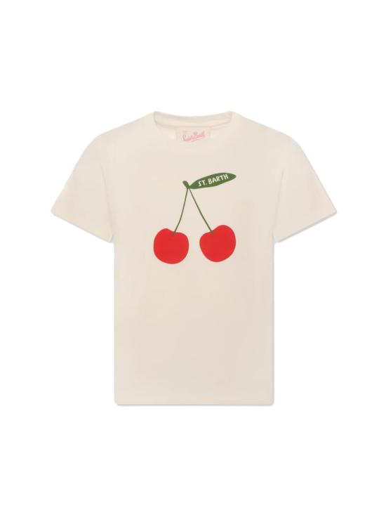 25SS [키즈] 세인트바쓰 티셔츠 ELLY001K 03286H10 WHITE