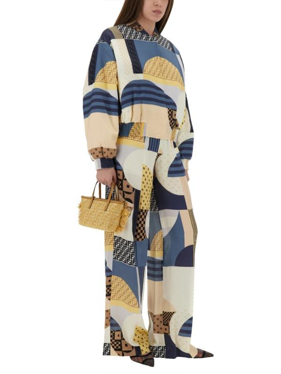 25FW 펜디 자켓 FJ7823 AUQMF1SAT BLUE - FENDI