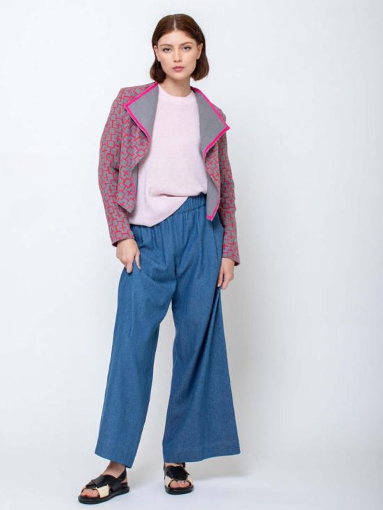  Blue Skies Workroom 자켓 블루 스카이 워크룸 앵글드 재킷 오렌지/핑크