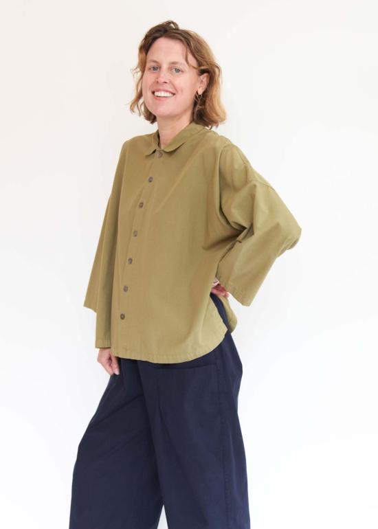  일레븐 스티치 블라우스 빅 셔츠 - ELEVEN STITCH