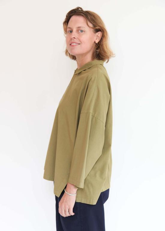  일레븐 스티치 블라우스 빅 셔츠 - ELEVEN STITCH