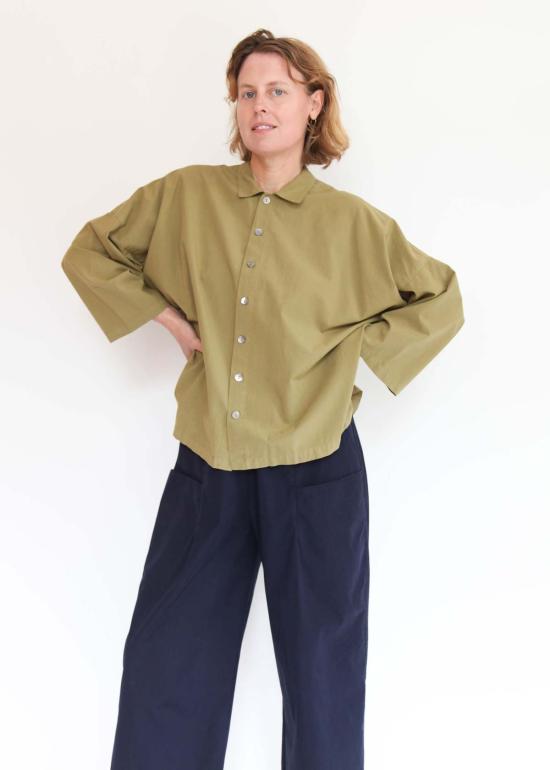  일레븐 스티치 블라우스 빅 셔츠 - ELEVEN STITCH