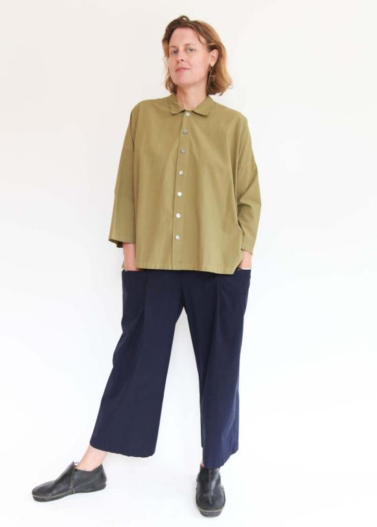  일레븐 스티치 블라우스 빅 셔츠 - ELEVEN STITCH