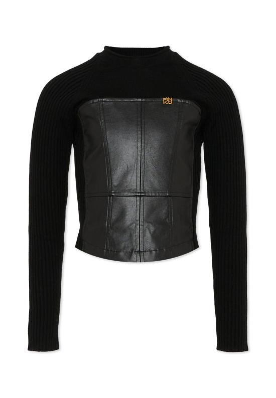 25FW [키즈] 핑코 니트/스웻셔츠 KFMA022 C FL086 N000 BLACK