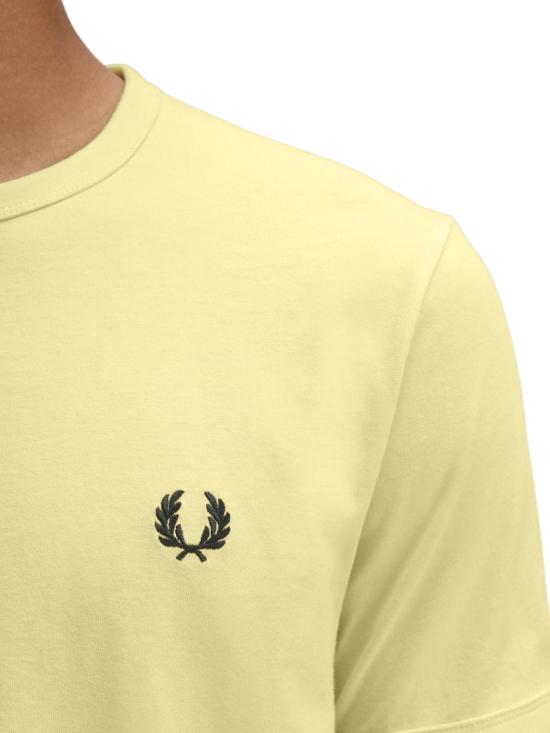 25SS 프레드페리 반팔 티셔츠 FP M3519 54 X83 YELLOW - FRED PERRY