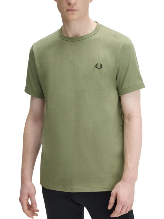 25SS 프레드페리 반팔 티셔츠 FP M3519 54 X88 GREEN - FRED PERRY