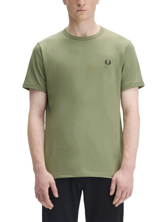 25SS 프레드페리 반팔 티셔츠 FP M3519 54 X88 GREEN