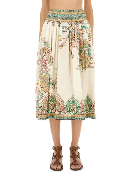 25SS 에트로 미디 스커트 WRFA0112 99SP5B8X0802 MULTICOLOUR