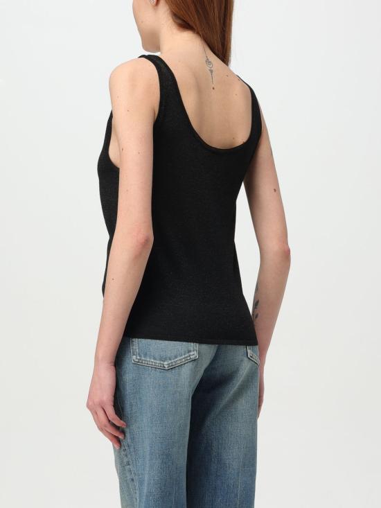 25FW 생로랑 민소매 티셔츠 819010 Y76ZC1001 BLACK - SAINT LAURENT