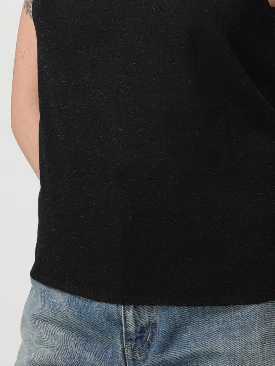 25FW 생로랑 민소매 티셔츠 819010 Y76ZC1001 BLACK - SAINT LAURENT