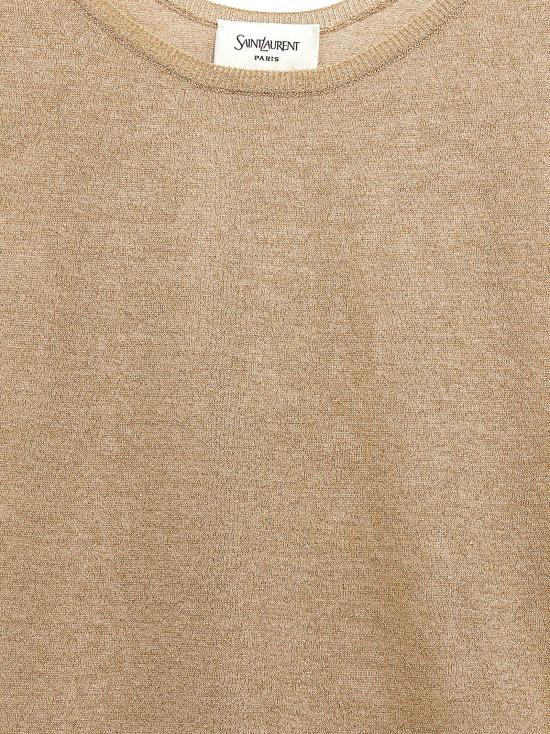 25FW 생로랑 민소매 티셔츠 819010 Y76ZC8045 GOLD - SAINT LAURENT