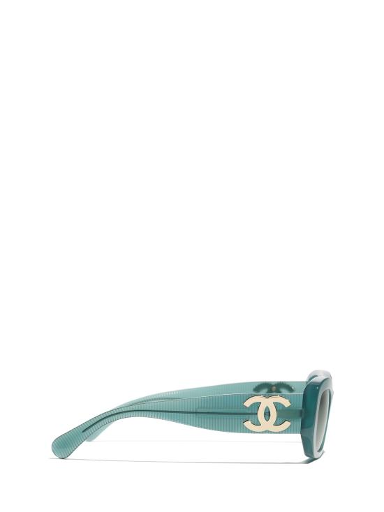 26FW 샤넬 선글라스 CH5493 1821 2 EXCLUSIVE MILKY GREEN - CHANEL